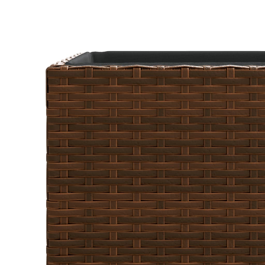 Pflanzkübel 3 Stk. Poly Rattan