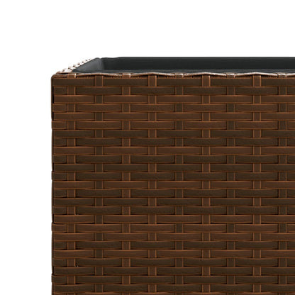 Pflanzkübel 3 Stk. Poly Rattan
