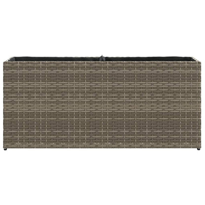 Hochbeet Mit 2 Fächern 90X20X40 Cm Poly Rattan