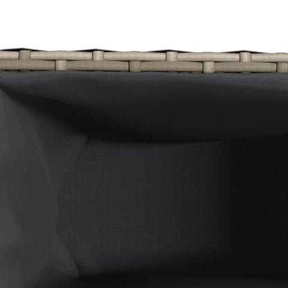 Hochbeet Mit 3 Fächern 105X30X32 Cm Poly Rattan