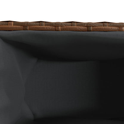 Pflanzkübel Mit Rollen 3 Töpfe 107X32X38 Cm Poly-Rattan