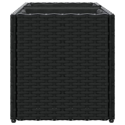 Hochbeet Mit 2 Fächern 72X30X32 Cm Poly Rattan