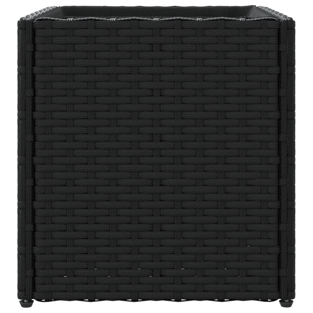 Pflanzkübel 36X30X32 Cm Poly Rattan