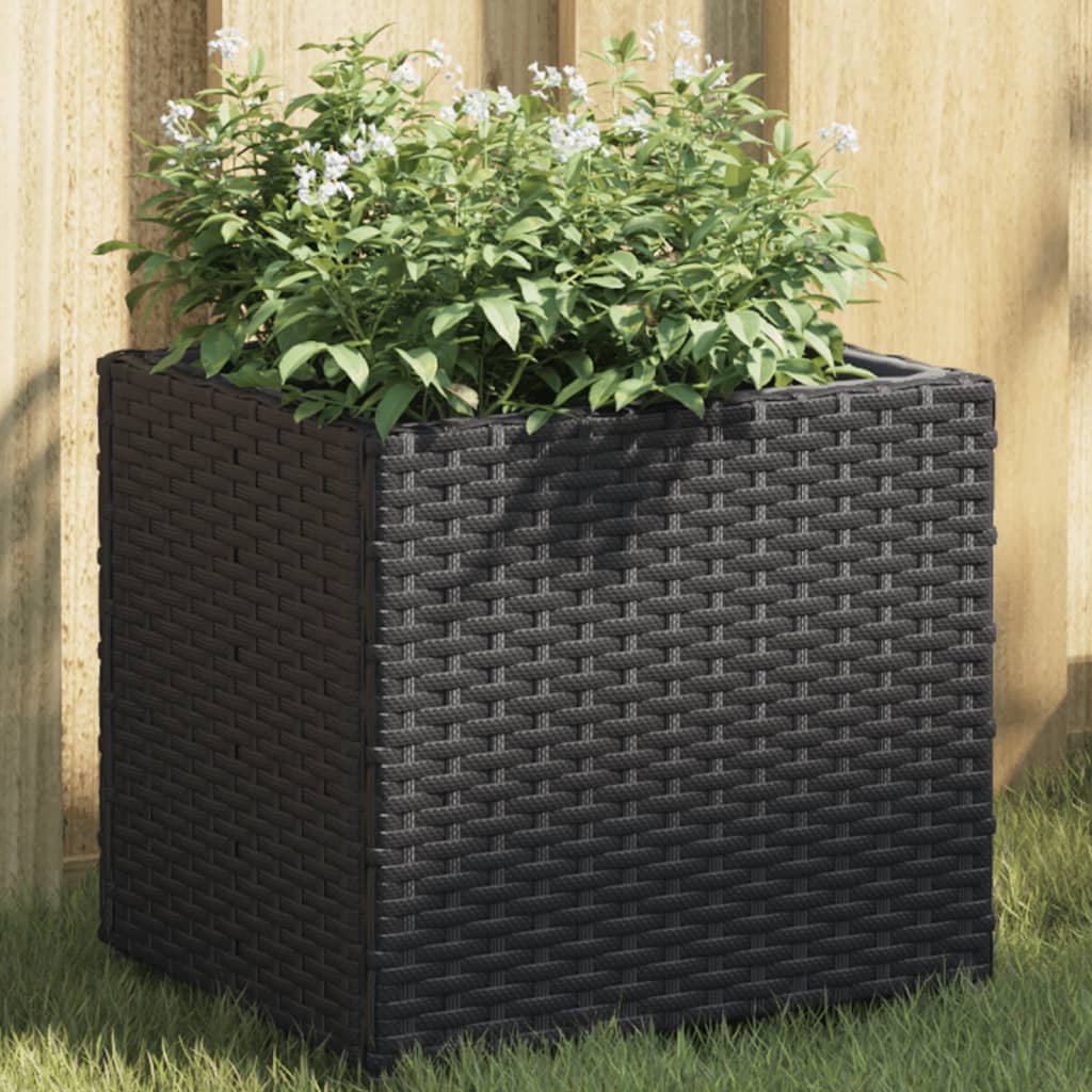 Pflanzkübel 36X30X32 Cm Poly Rattan