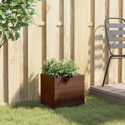 Pflanzkübel 36X30X32 Cm Poly Rattan