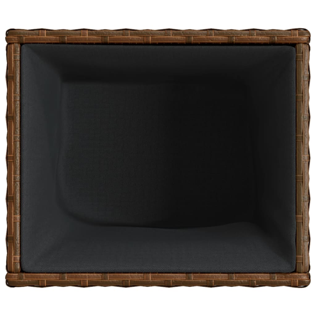Pflanzkübel 36X30X32 Cm Poly Rattan