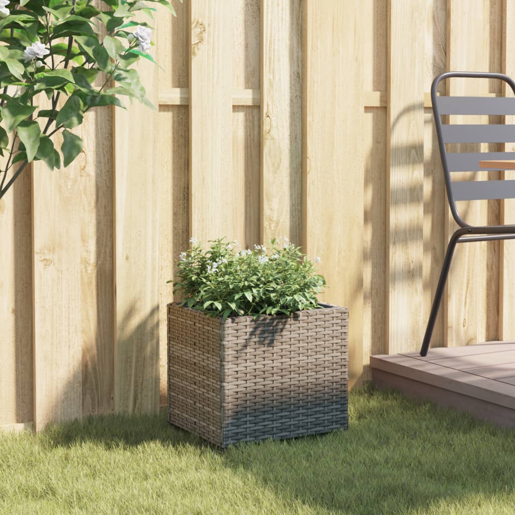 Pflanzkübel 36X30X32 Cm Poly Rattan