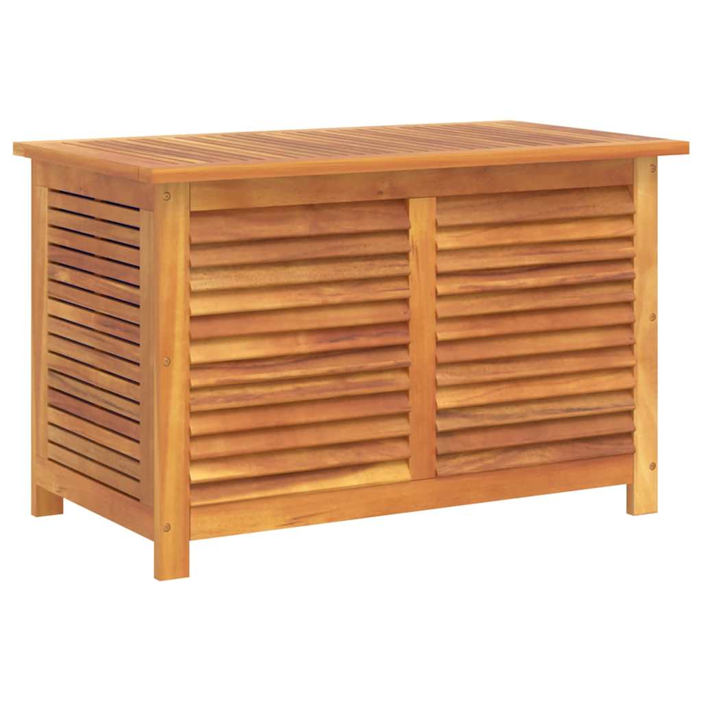 Gartenbox Mit Lüftungsschlitzen Massivholz Akazie