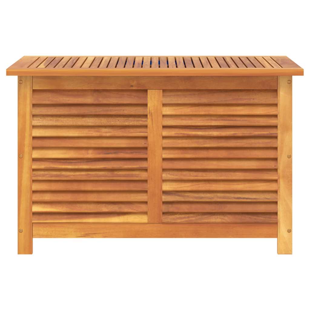 Gartenbox Mit Lüftungsschlitzen Massivholz Akazie
