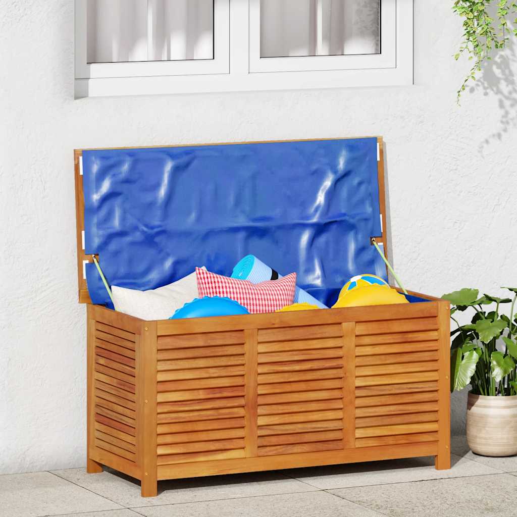Gartenbox Mit Lüftungsschlitzen Massivholz Akazie