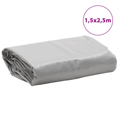 Abdeckplane 1,5X2,5 M 650 G/M² Grau