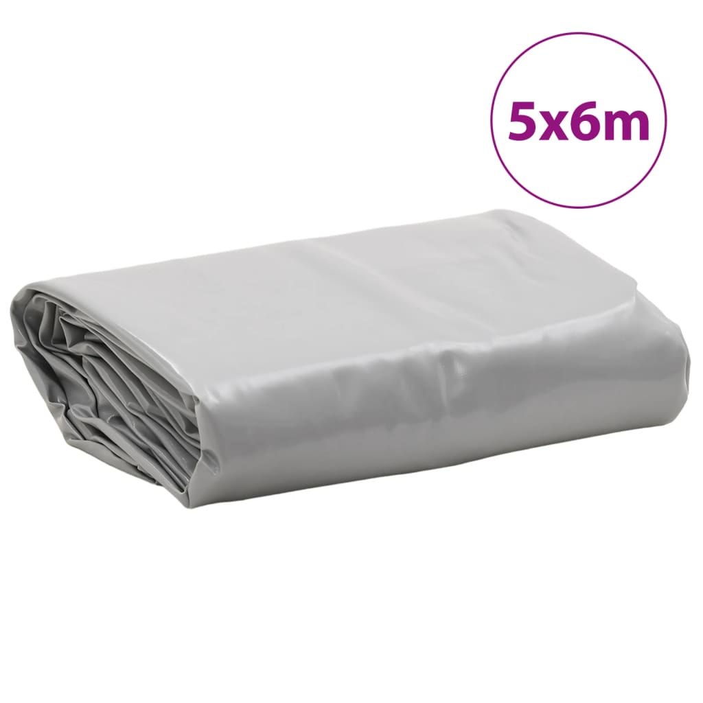 Abdeckplane 5X6 M 650 G/M² Grau