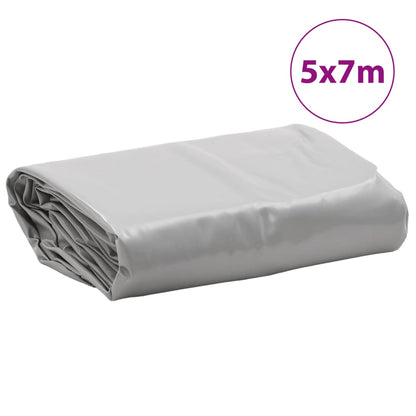 Abdeckplane 5X7 M 650 G/M² Grau