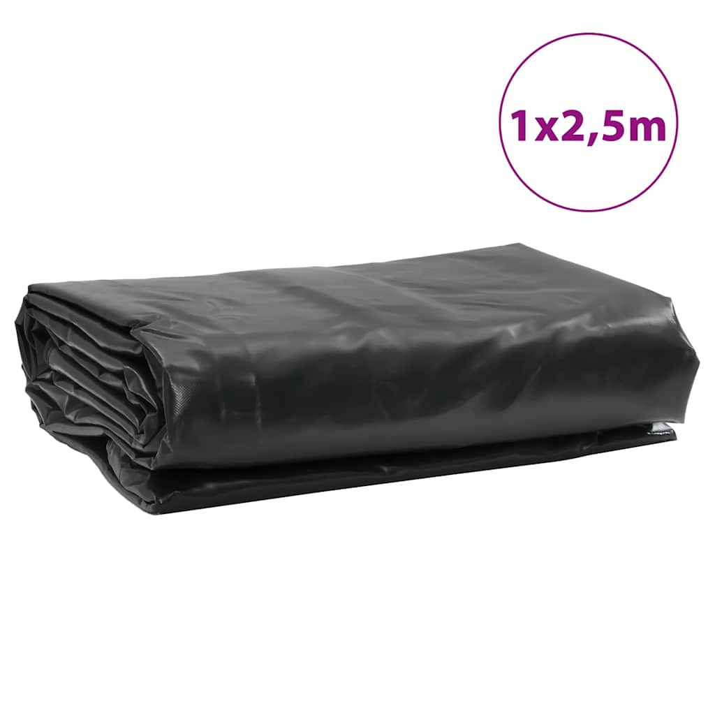 Abdeckplane 1X2,5 M 650 G/M² Schwarz