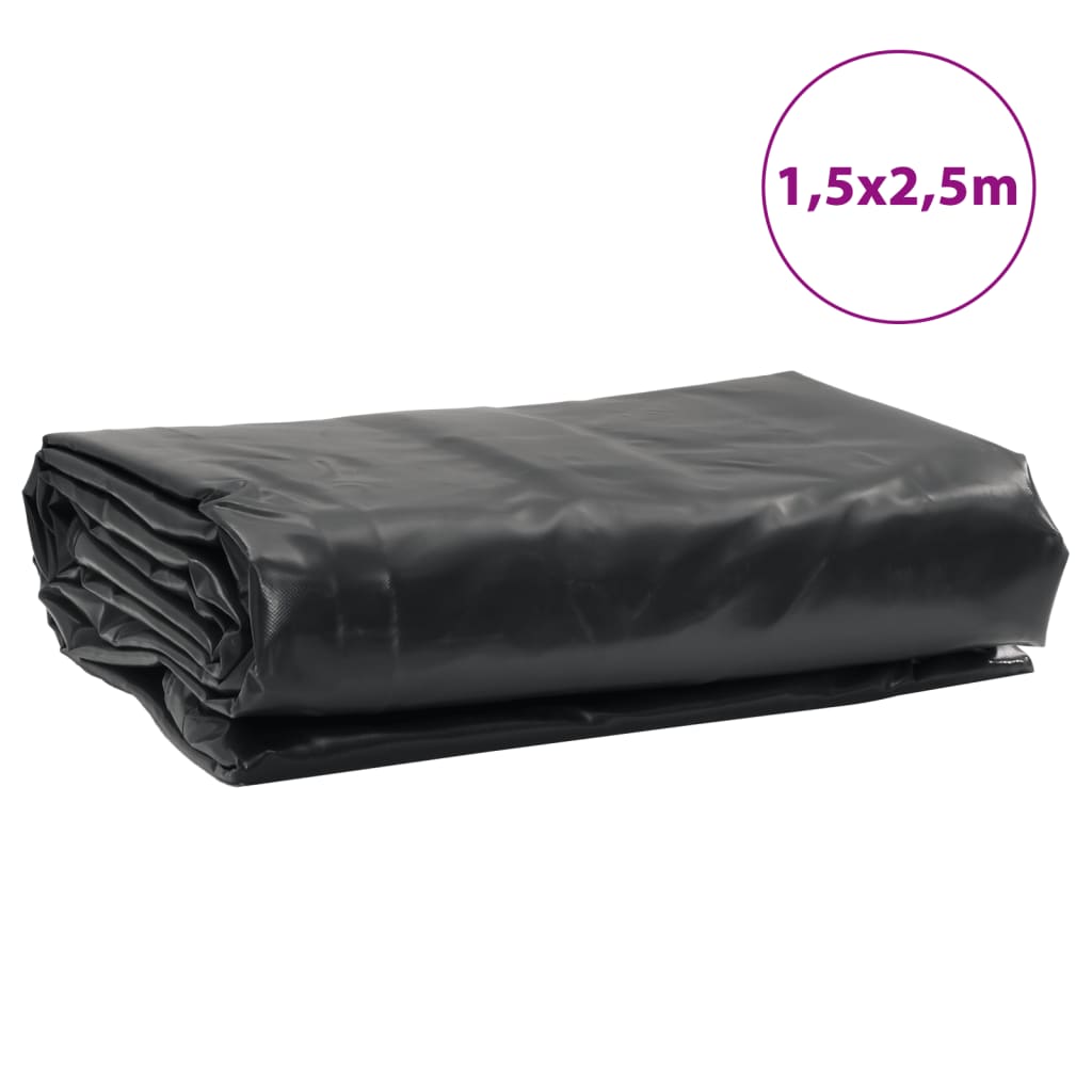 Abdeckplane 1,5X2,5 M 650 G/M² Anthrazit