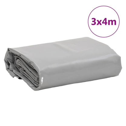 Abdeckplane 3X4 M 650 G/M² Grau