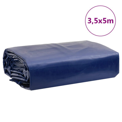 Abdeckplane 3,5X5 M 650 G/M² Blau