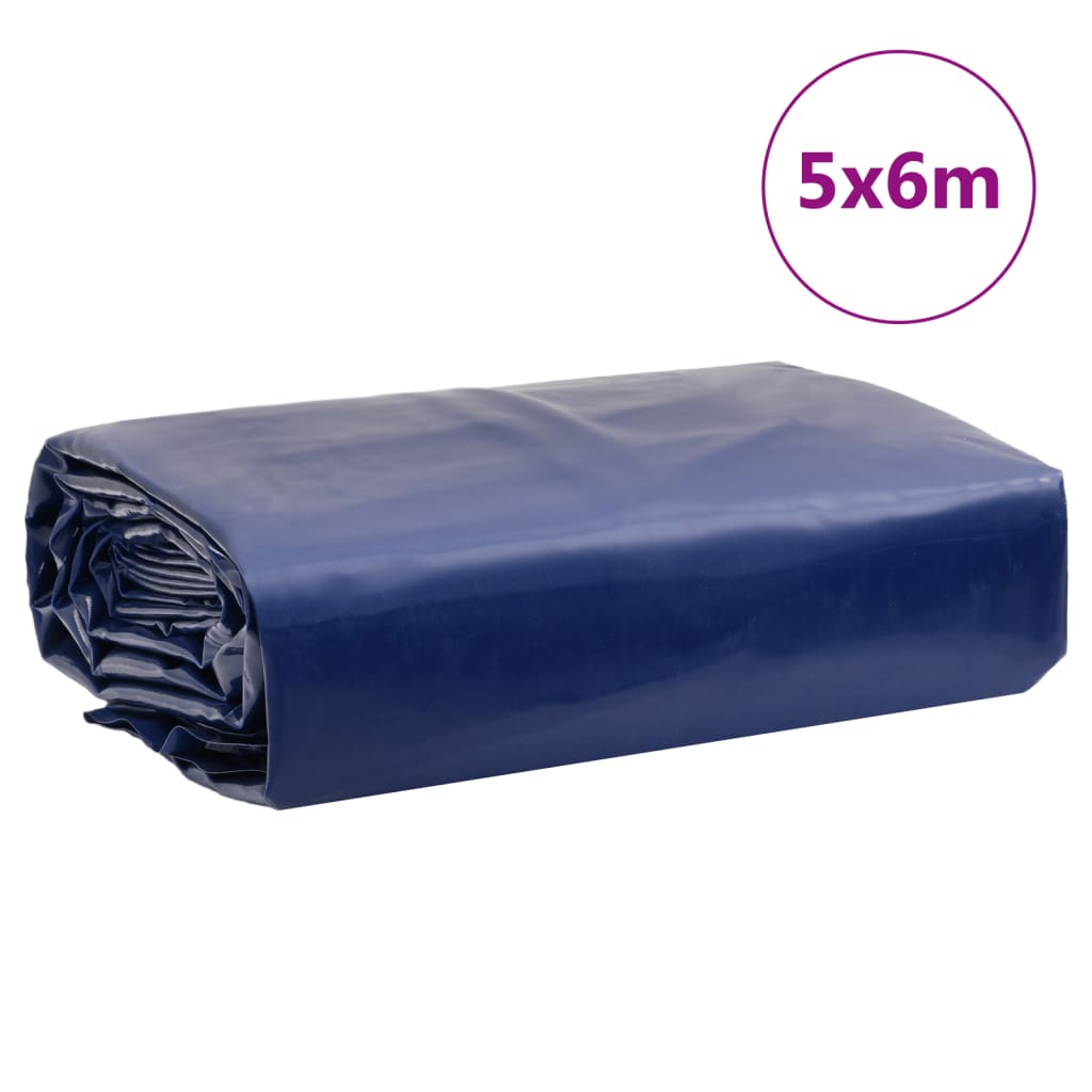 Abdeckplane 5X6 M 650 G/M² Blau