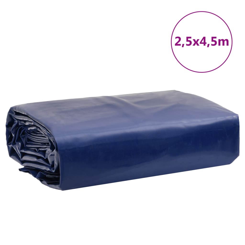 Abdeckplane 2,5X4,5 M 650 G/M² Blau