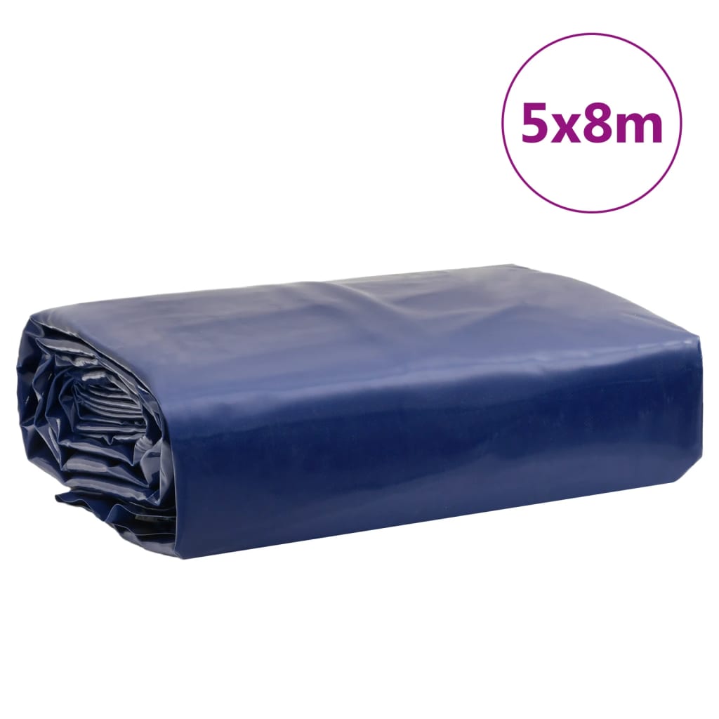 Abdeckplane 5X8 M 650 G/M² Blau