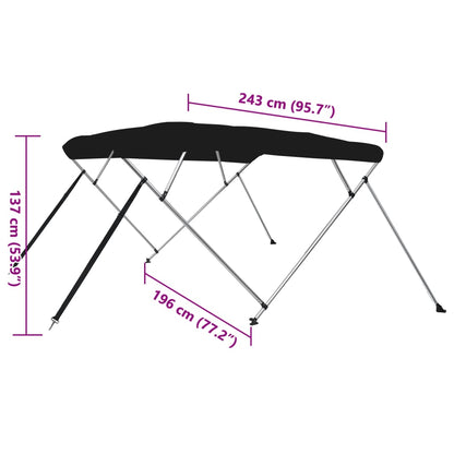 4-Bow Bimini-Top 243X196X137 Cm