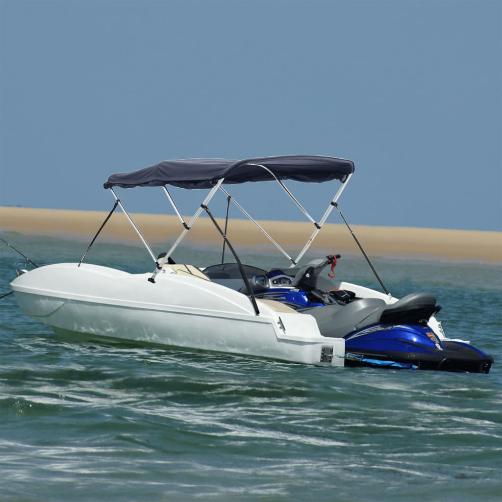 4-Bow Bimini-Top Mit Mesh-Seitenteilen 243X(230-244)X137 Cm