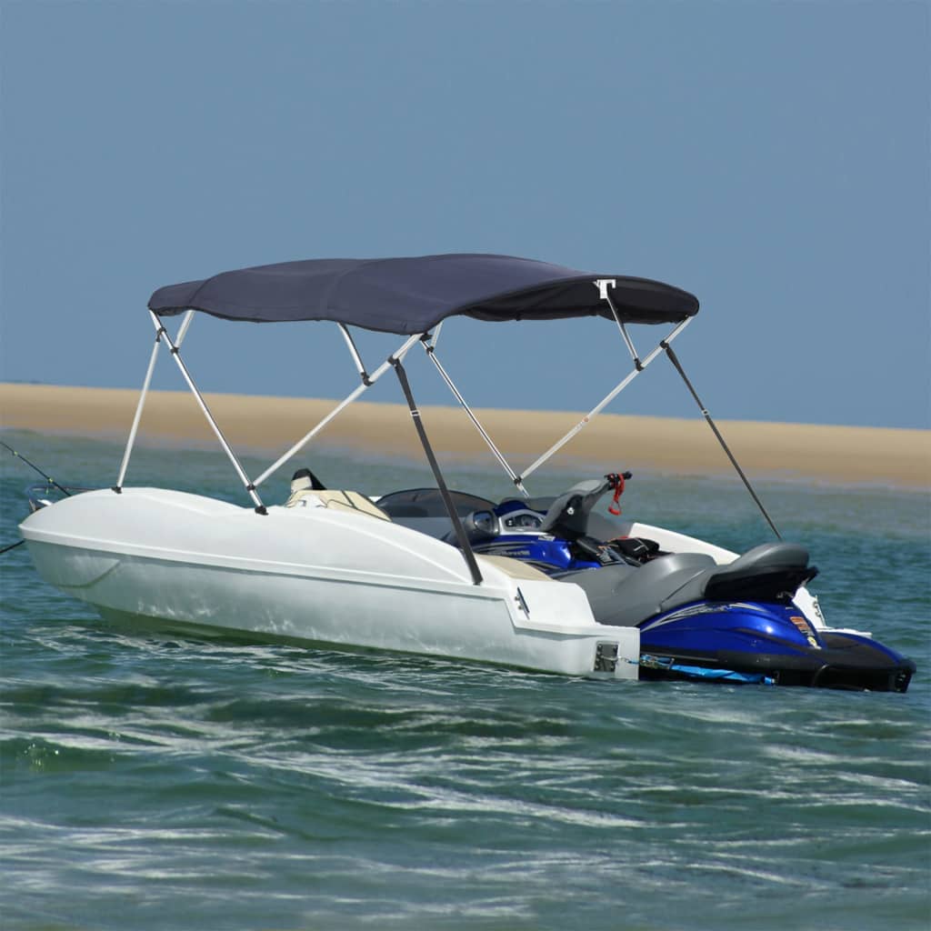 4-Bow Bimini-Top Mit Mesh-Seitenteilen 243X(230-244)X137 Cm