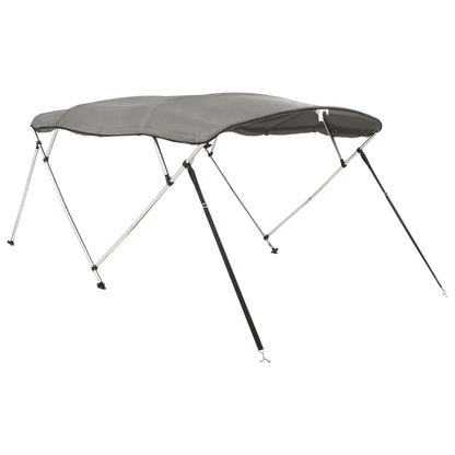 4-Bow Bimini-Top Mit Seitenteilen 243X(230-244)X137 Cm Anthrazit Grau