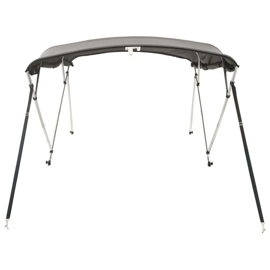4-Bow Bimini-Top Mit Seitenteilen 243X(230-244)X137 Cm Anthrazit Grau
