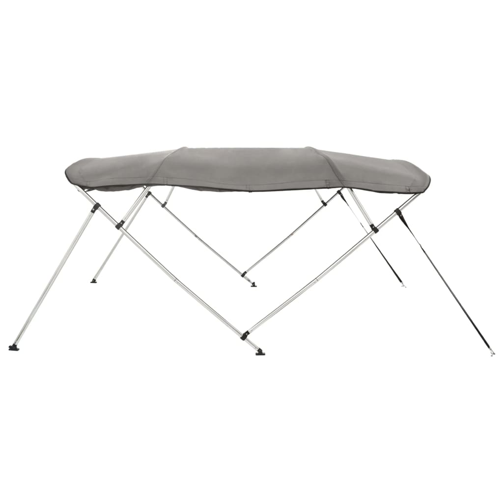 4-Bow Bimini-Top Mit Seitenteilen 243X(230-244)X137 Cm Anthrazit Grau