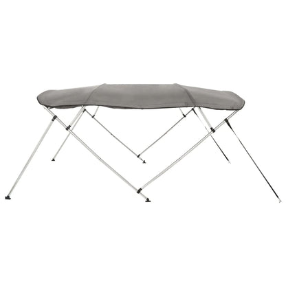 4-Bow Bimini-Top Mit Seitenteilen 243X(230-244)X137 Cm Anthrazit Grau