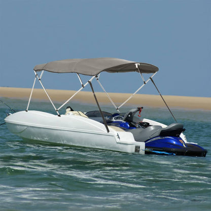 4-Bow Bimini-Top Mit Seitenteilen 243X(230-244)X137 Cm Anthrazit Grau
