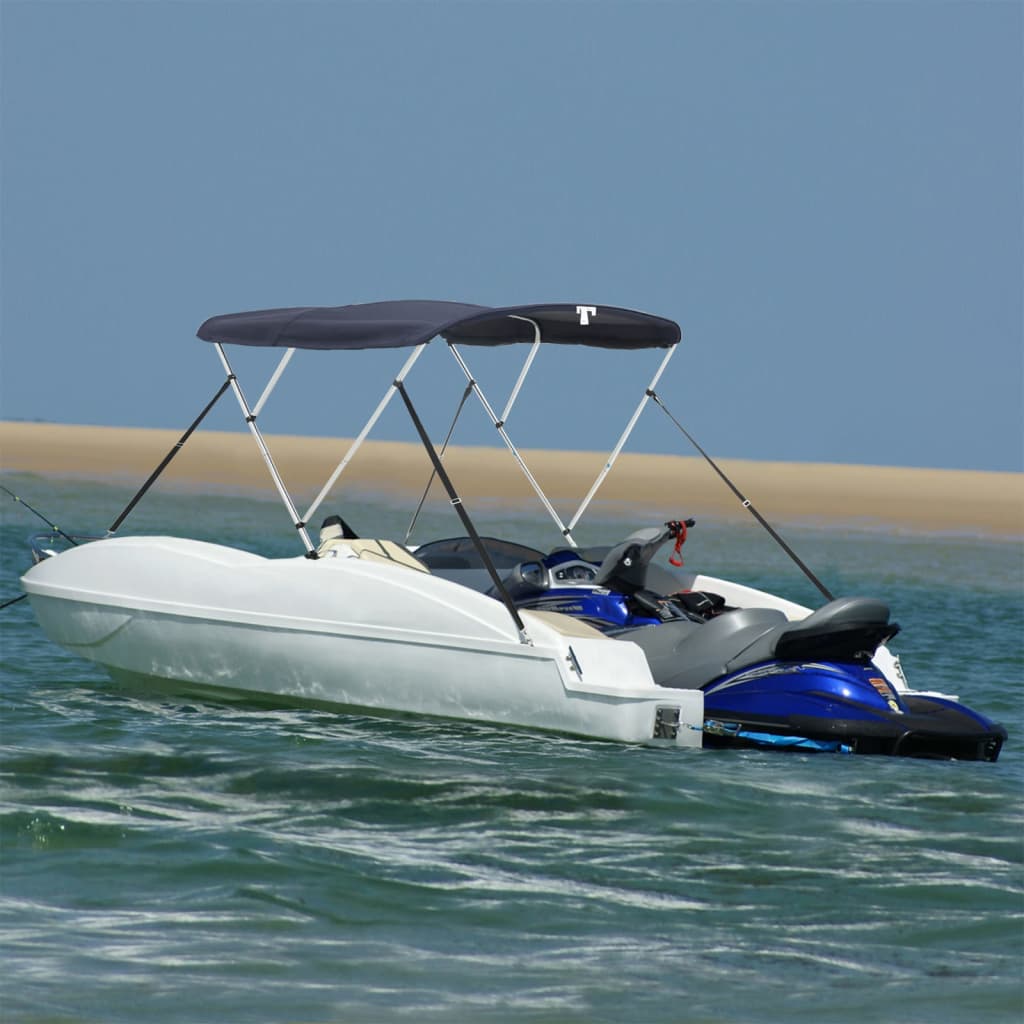 4-Bow Bimini-Top Mit Mesh-Seitenteilen 243X(230-244)X137 Cm