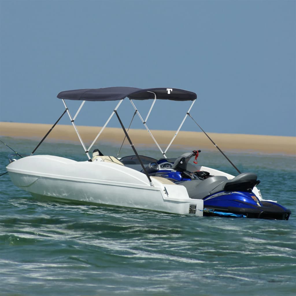 4-Bow Bimini-Top Mit Mesh-Seitenteilen 243X(230-244)X137 Cm