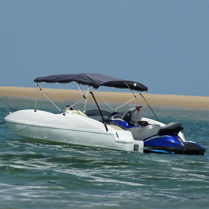 4-Bow Bimini-Top Mit Mesh-Seitenteilen 243X(230-244)X137 Cm