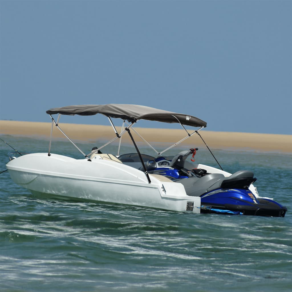 4-Bow Bimini-Top Mit Mesh-Seitenteilen 243X(230-244)X137 Cm