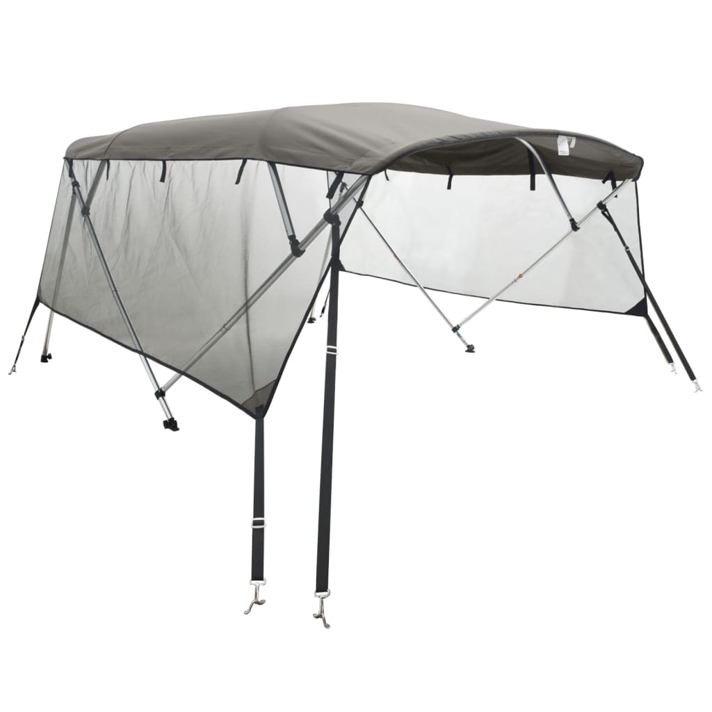 4-Bow Bimini-Top Mit Mesh-Seitenteilen 243X(230-244)X137 Cm