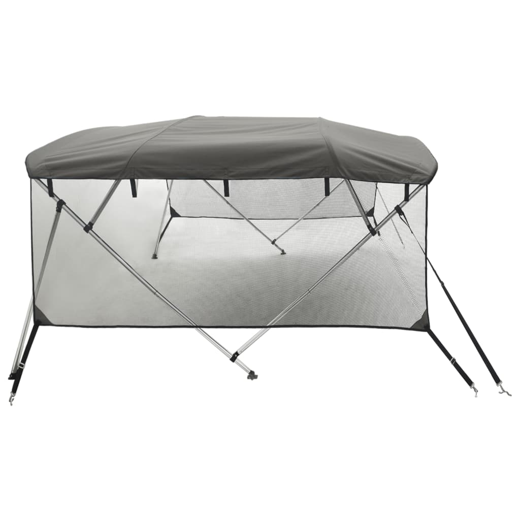 4-Bow Bimini-Top Mit Mesh-Seitenteilen 243X(230-244)X137 Cm