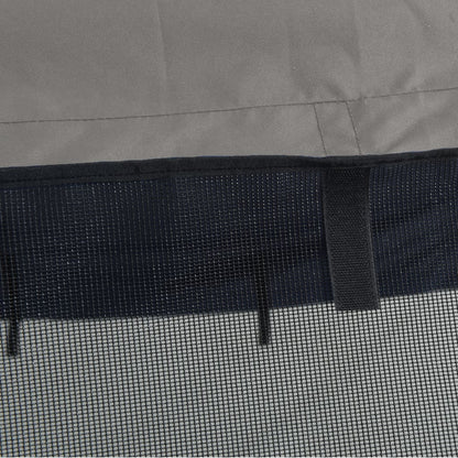 4-Bow Bimini-Top Mit Mesh-Seitenteilen 243X(230-244)X137 Cm