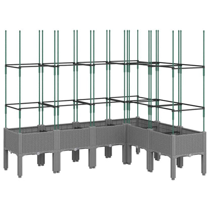 Pflanzkübel Mit Rankgitter 160X120X142,5 Cm Pp