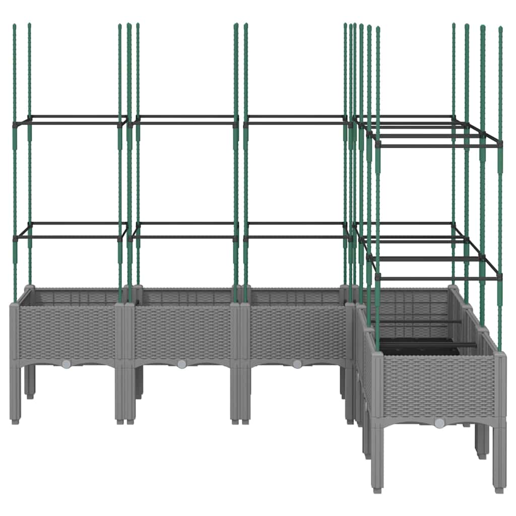 Pflanzkübel Mit Rankgitter 160X120X142,5 Cm Pp