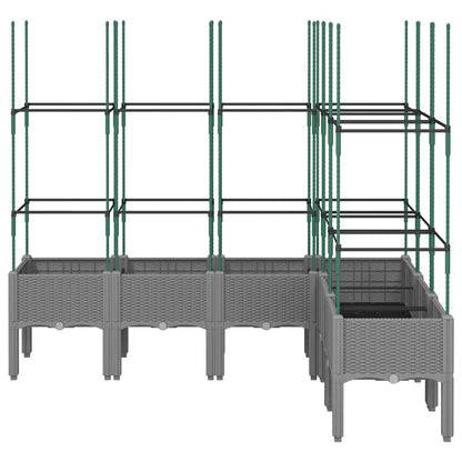 Pflanzkübel Mit Rankgitter 160X120X142,5 Cm Pp