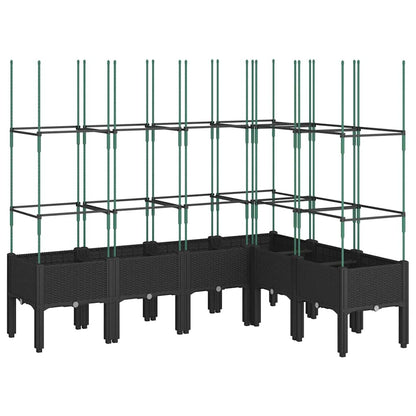 Pflanzkübel Mit Rankgitter 160X120X142,5 Cm Pp
