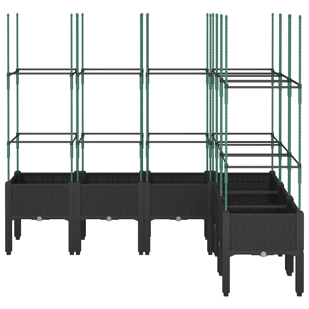 Pflanzkübel Mit Rankgitter 160X120X142,5 Cm Pp