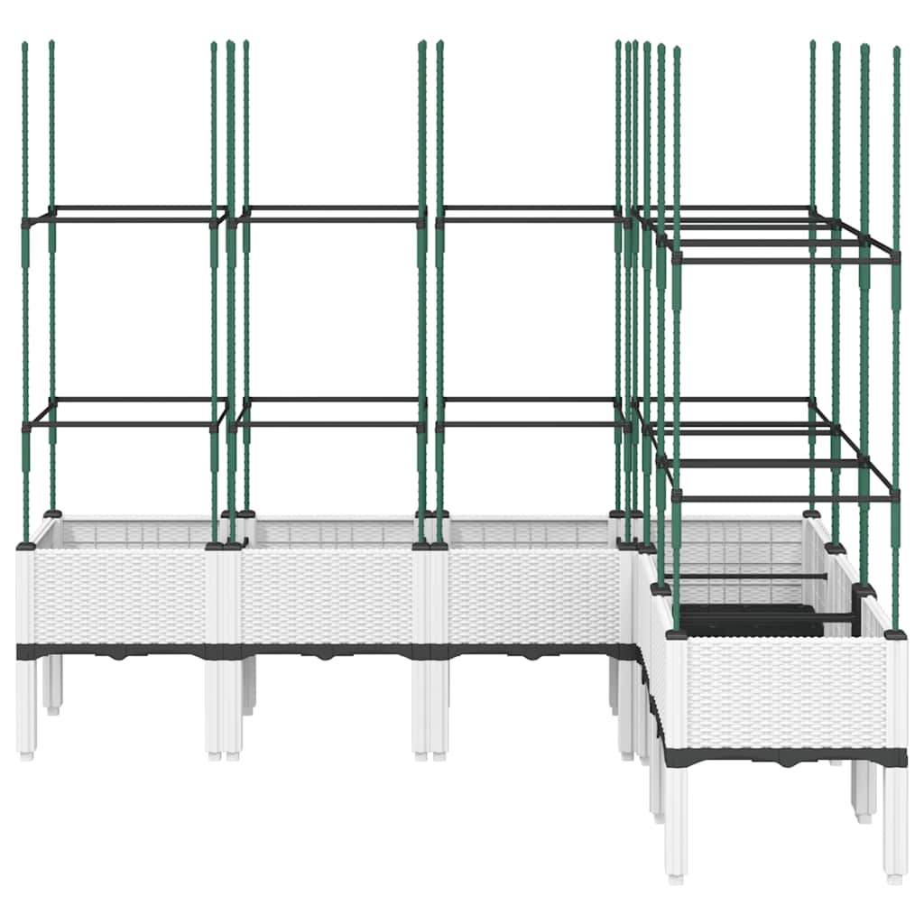 Pflanzkübel Mit Rankgitter 160X120X142,5 Cm Pp