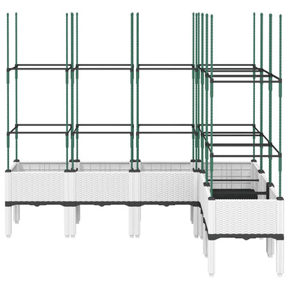 Pflanzkübel Mit Rankgitter 160X120X142,5 Cm Pp