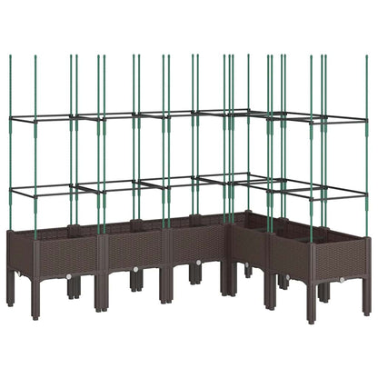 Pflanzkübel Mit Rankgitter 160X120X142,5 Cm Pp