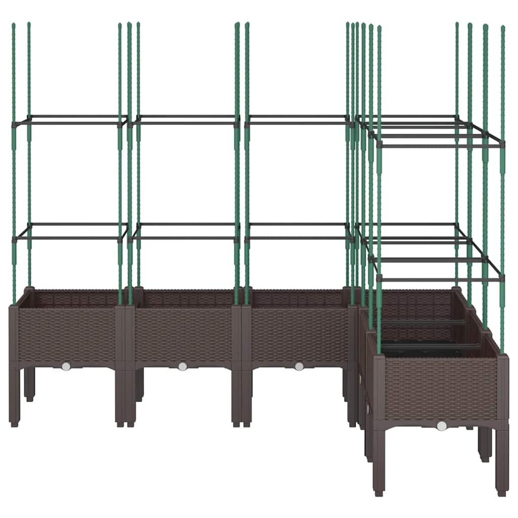 Pflanzkübel Mit Rankgitter 160X120X142,5 Cm Pp