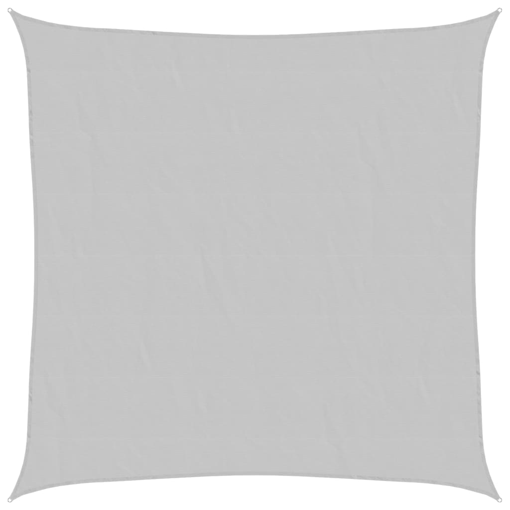 Sonnensegel 2X2 M 100 % Polyester Oxford Hellgrau