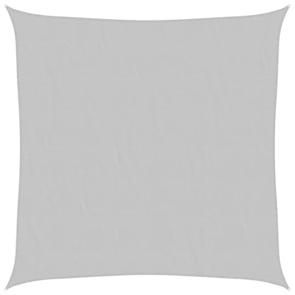 Sonnensegel 3,6X3,6 M 100% Polyester Oxford Hellgrau